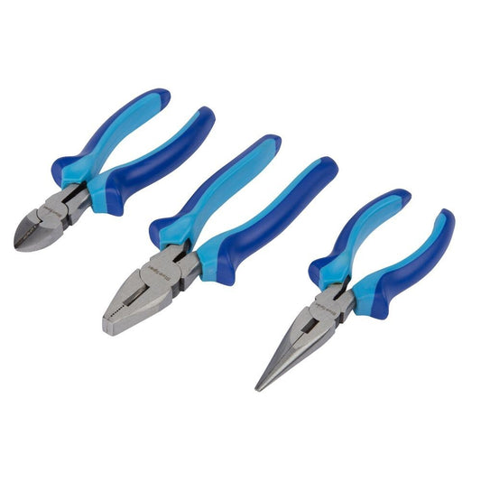 Pliers Set Long Nose Side Cutting Combination Snips Wire Heavy Duty Tool Plier - SBW Trading Limited