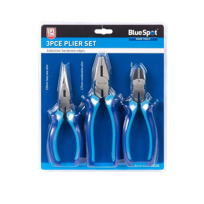 Pliers Set Long Nose Side Cutting Combination Snips Wire Heavy Duty Tool Plier - SBW Trading Limited
