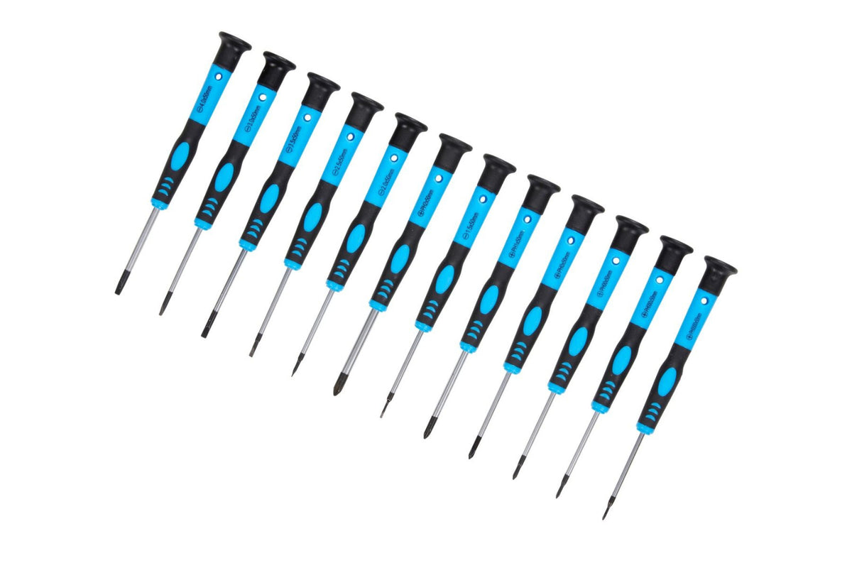 BlueSpot Precision Screwdriver Set 12pc Phone Glasses Watch Mobile Repair Kit - SBW Trading Limited