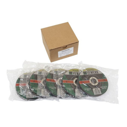 VEWERK BOX 400 - 115 X 1.0 X 22.2MM CUTTING DISC FOR S/STEEL - SBW Trading Limited