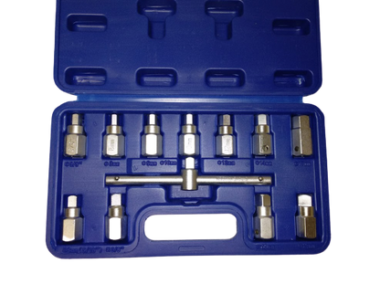 US PRO 12PC 3/8" DR DRAIN PLUG KEY SET - SBW Trading Limited