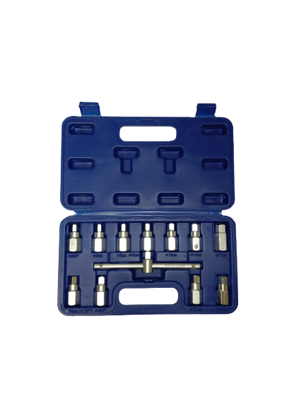 US PRO 12PC 3/8" DR DRAIN PLUG KEY SET - SBW Trading Limited