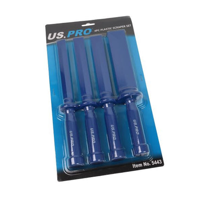 US PRO 4PC PLASTIC SCRAPER SET - SBW Trading Limited