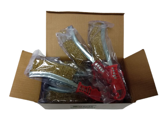 VEWERK MULTIPURPOSE HAND WIRE BRUSH - BRASS - SBW Trading Limited