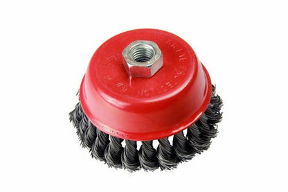 VEWERK 4PC WIRE CUP & WHEEL BRUSH SET - STEEL TWIST KNOT - SBW Trading Limited