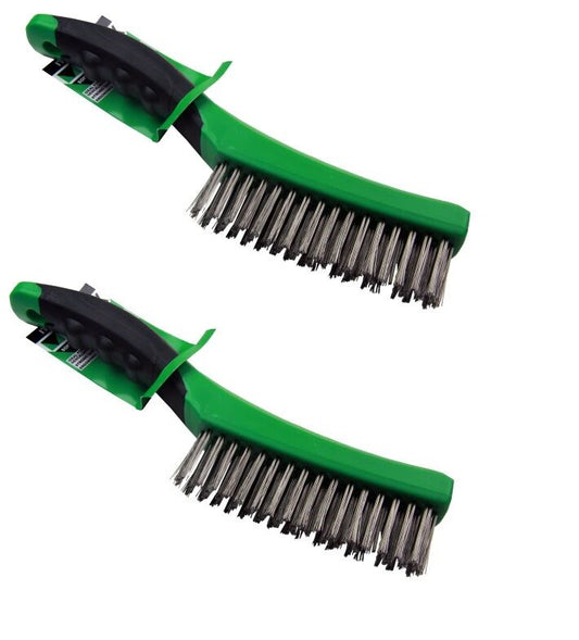 VEWERK - SOFT GRIP STAINLESS STEEL WIRE BRUSH 260MM - SBW Trading Limited