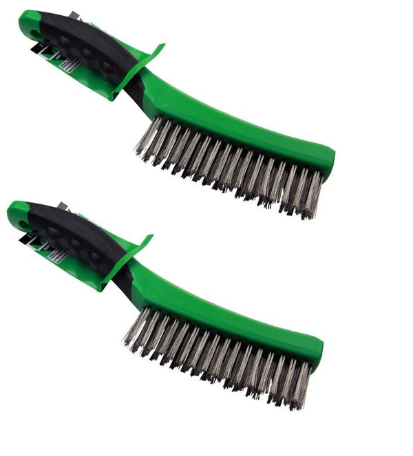 VEWERK - SOFT GRIP STAINLESS STEEL WIRE BRUSH 260MM - SBW Trading Limited