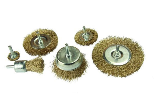 VEWERK - 6PC ROTARY WIRE BRUSH SET - SBW Trading Limited