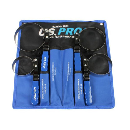 US PRO 4PC OIL FILTER STRAP SET - SBW Trading Limited