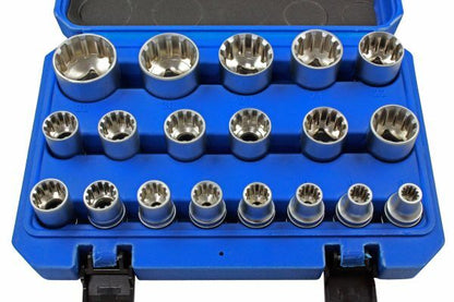 US PRO 19PC 1/2" DR GEAR LOCK SOCKETS 8 - 32MM - SBW Trading Limited