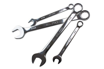 US PRO 10PC WHITWORTH COMBINATION SPANNER SET 1/8" - 11/16" - SBW Trading Limited
