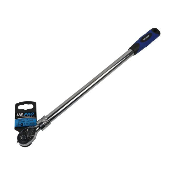 US PRO 3/8" DR 72T EXTENDABLE RATCHET - 18" TO 24" - SBW Trading Limited