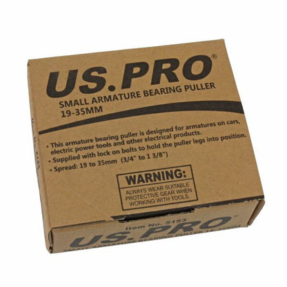 US PRO SMALL ARMATURE BEARING PULLER 19-35MM - SBW Trading Limited