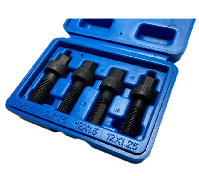 US PRO 4PC WHEEL HUB INTERNAL THREAD REPAIR SET - M12 M14 - SBW Trading Limited