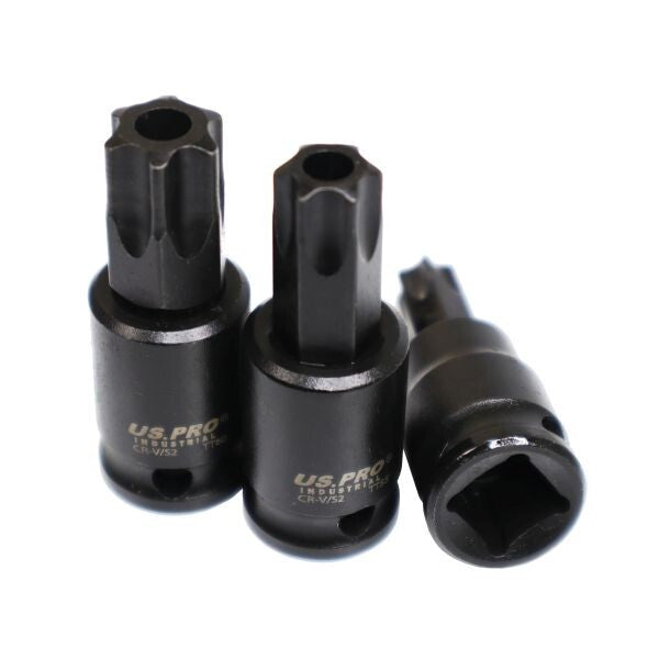 US PRO INDUSTRIAL 11PC 3/8" DR IMPACT TAMPER STAR BIT SOCKETS - SBW Trading Limited
