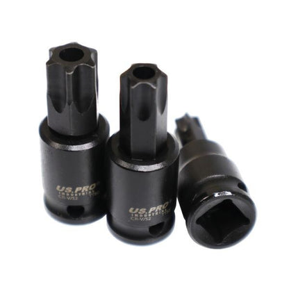 US PRO INDUSTRIAL 11PC 3/8" DR IMPACT TAMPER STAR BIT SOCKETS - SBW Trading Limited