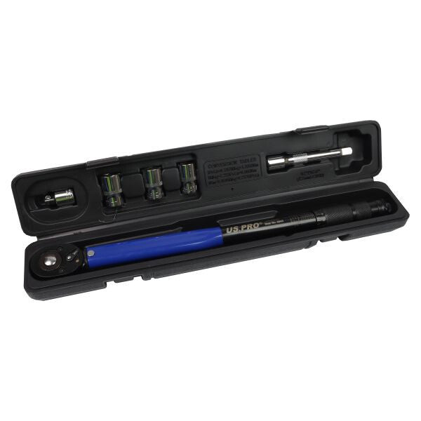 US PRO 6PC 1/2" DR CALIBRATED TORQUE WRENCH 13.6-203.5NM (10-150FTLB) - SBW Trading Limited