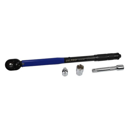 US PRO 6PC 1/2" DR CALIBRATED TORQUE WRENCH 13.6-203.5NM (10-150FTLB) - SBW Trading Limited