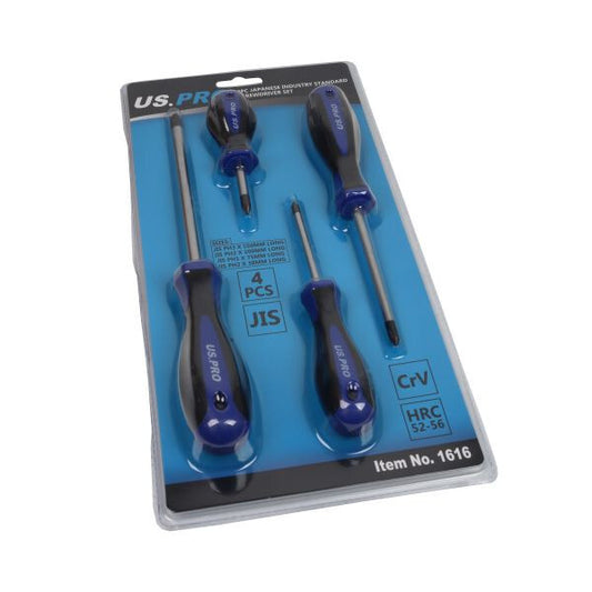US PRO 4PC JAPANESE INDUSTRY STANDARD SCREWDRIVER SET - SBW Trading Limited
