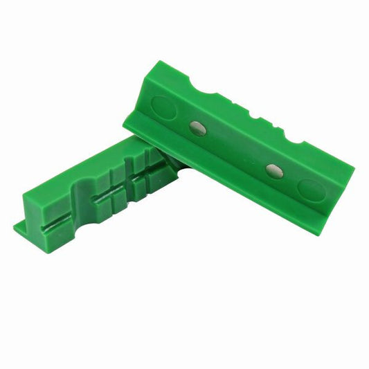 VEWERK - 4" MAGNETIC MULTI-GROVE JAW PADS FOR BENCH VICE - SBW Trading Limited