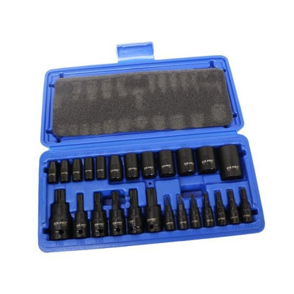 US PRO 25PC IMPACT E STAR SOCKETS & STAR BIT SOCKETS - SBW Trading Limited