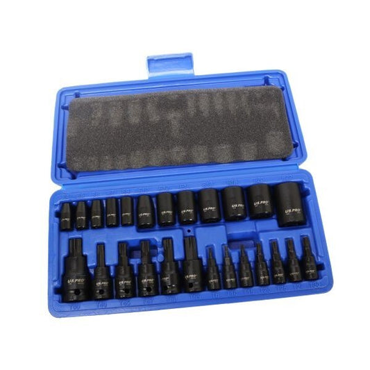 US PRO 25PC IMPACT E STAR SOCKETS & STAR BIT SOCKETS - SBW Trading Limited