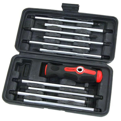 11pc Screwdriver Set With Straight & T Bar Handle 20 In 1 PH PZ SL Torx Star - SBW Trading Limited