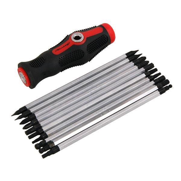 11pc Screwdriver Set With Straight & T Bar Handle 20 In 1 PH PZ SL Torx Star - SBW Trading Limited