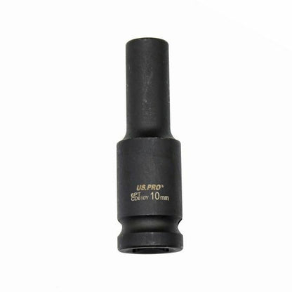 US PRO - SINGLE 1/2" DR 10MM 6PT DEEP IMPACT SOCKET - SBW Trading Limited