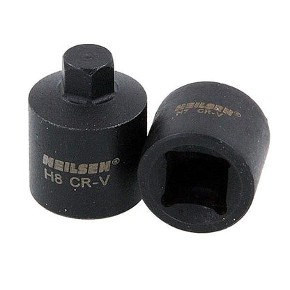 BRAKE CALIPER BOLT SOCKET SET 7mm & 8mm Hex Stubby 3/8" Drive Short Allen Keys - SBW Trading Limited