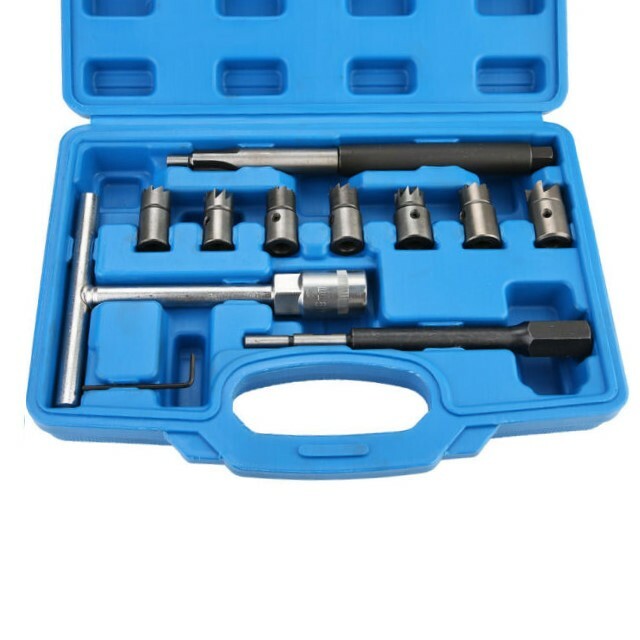 US PRO 10PC DIESEL INJECTOR SEAT CUTTER SET - SBW Trading Limited