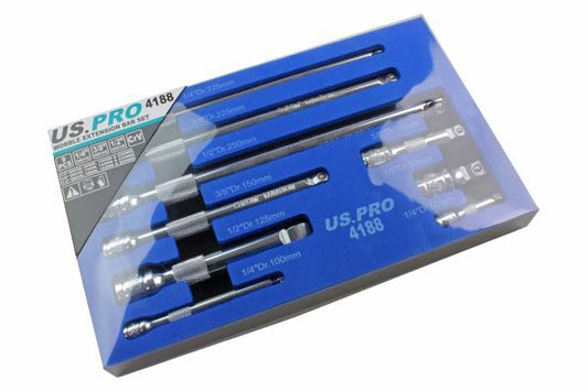 US PRO 9PC WOBBLE EXTENSION BAR SET - SBW Trading Limited
