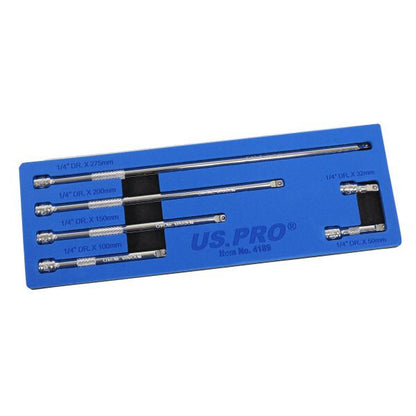US PRO 6PC 1/4" DR WOBBLE EXTENSION BAR SET - SBW Trading Limited