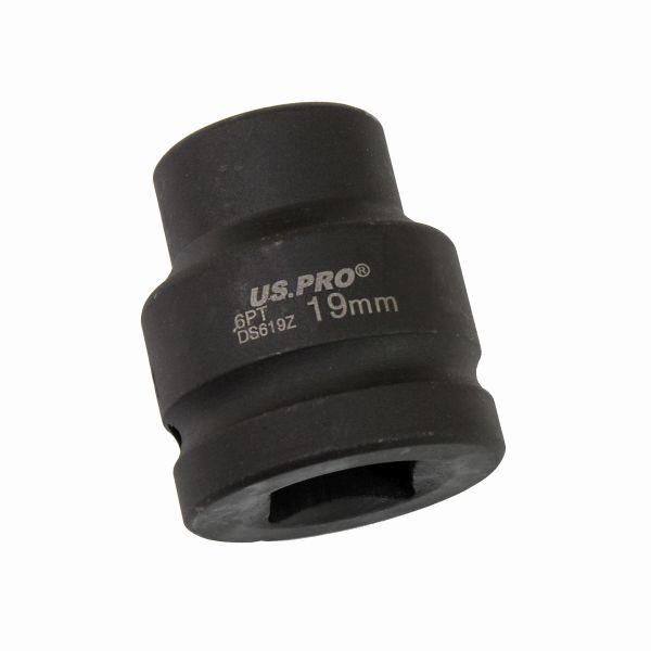 US PRO - SINGLE 3/4" DR 19MM 6PT IMPACT SOCKET - SBW Trading Limited
