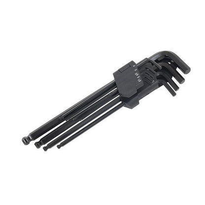 Allen key Set Long Ball Metric 9PC Hex 1.5. 2. 2.5. 3. 4. 5. 6. 8. 10mm - SBW Trading Limited