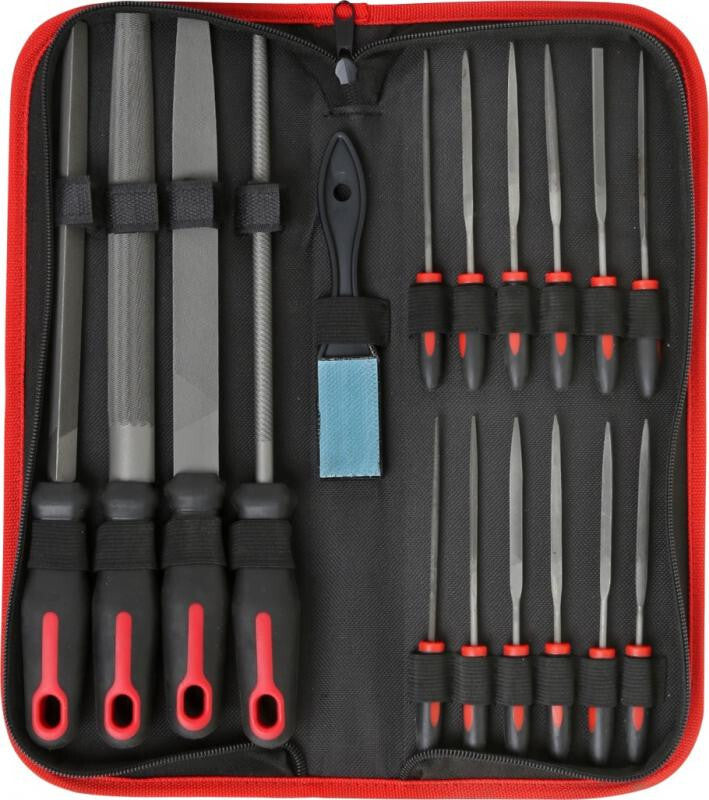 Neilsen 18pc Metal File & Needle Set Round Flat Half Round Triangular Square - SBW Trading Limited