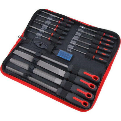 Neilsen 18pc Metal File & Needle Set Round Flat Half Round Triangular Square - SBW Trading Limited
