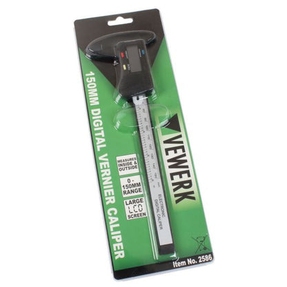 VEWERK 150MM DIGITAL VERNIER CALIPER - SBW Trading Limited