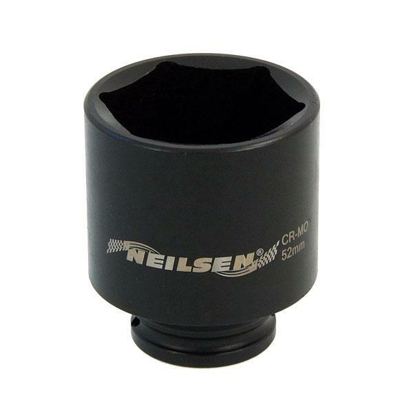 52mm HUB NUT SOCKET for LAND ROVER 1/2" drive deep impact 6 point by Neilsen - SBW Trading Limited