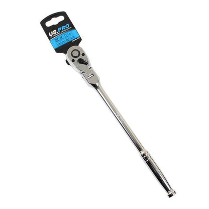 US PRO 3/8" DR STRAIGHT TAIL FLEXI RATCHET 72T - SBW Trading Limited