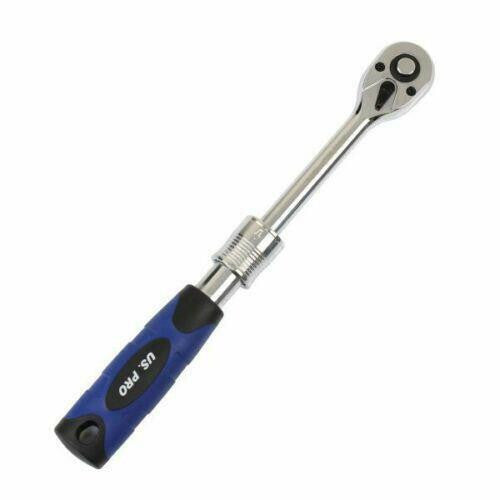US PRO 1/4" Drive 72T EXTENDABLE RATCHET