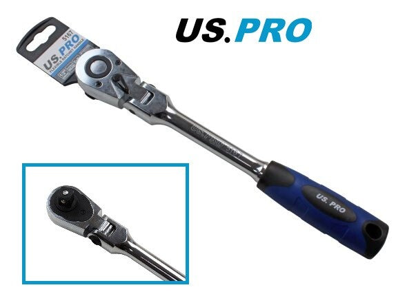 US PRO 1/2" DR FLEXIBLE RATCHET HANDLE - SBW Trading Limited