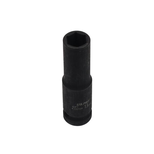 US PRO - SINGLE 1/2" DR 13MM 6PT DEEP IMPACT SOCKET - SBW Trading Limited