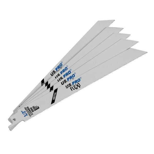 US PRO 5PC US1122BF 225MM RECIPROCATING SAW BLADE FOR METAL - SBW Trading Limited