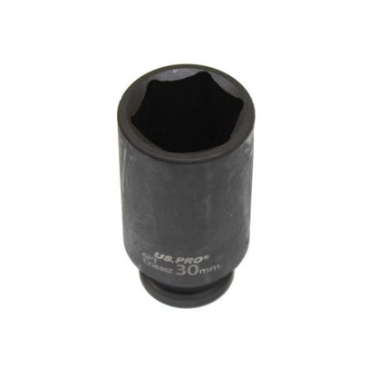 US PRO - SINGLE 1/2" DR 30MM 6PT DEEP IMPACT SOCKET - SBW Trading Limited