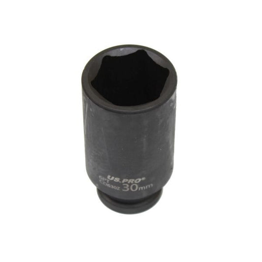 US PRO - SINGLE 1/2" DR 30MM 6PT DEEP IMPACT SOCKET - SBW Trading Limited