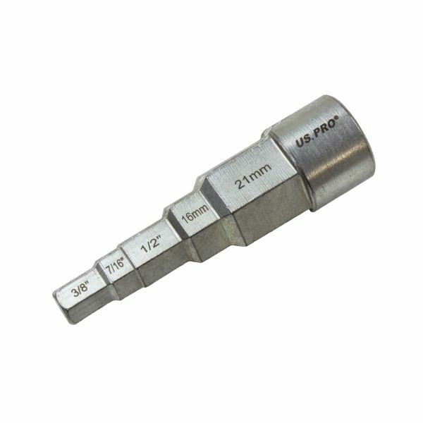 US PRO 1/2" DR RADIATOR SPUD WRENCH 5 STEPS - SBW Trading Limited