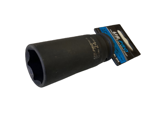 US PRO - 24MM X 1/2" DR DEEP IMPACT SOCKET 6PT 78MM LONG - SBW Trading Limited
