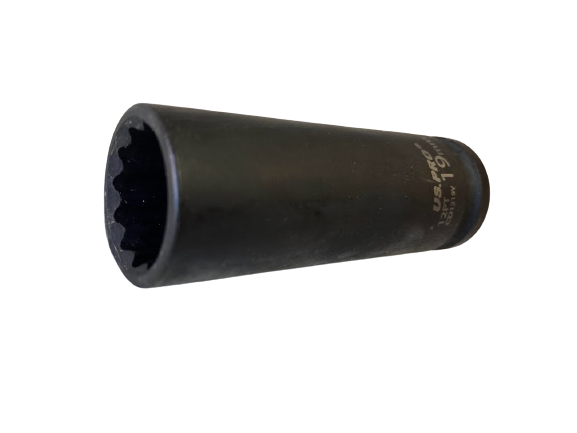 US PRO - SINGLE 1/2" DR 19MM 12PT DEEP IMPACT SOCKET - SBW Trading Limited