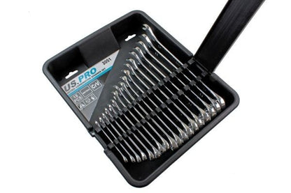 US PRO 18PC METRIC COMBINATION SPANNER SET - SBW Trading Limited